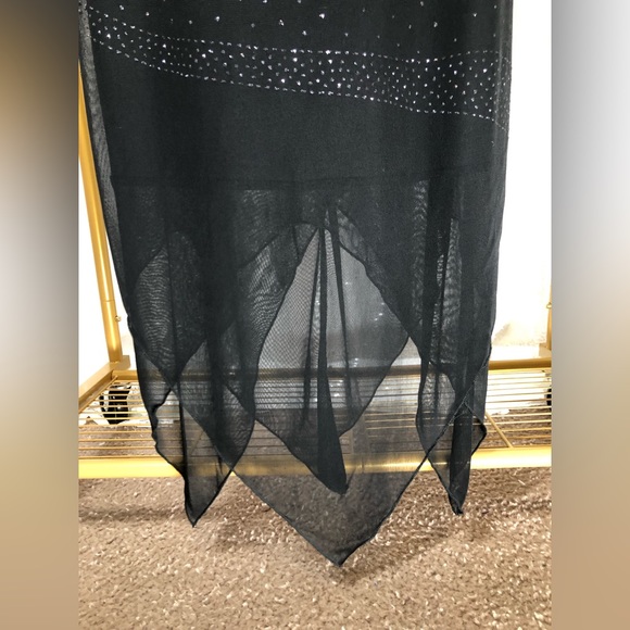 Vintage Byer Too! Halter Top Cocktail Dress w/Beaded Design - Picture 5 of 5